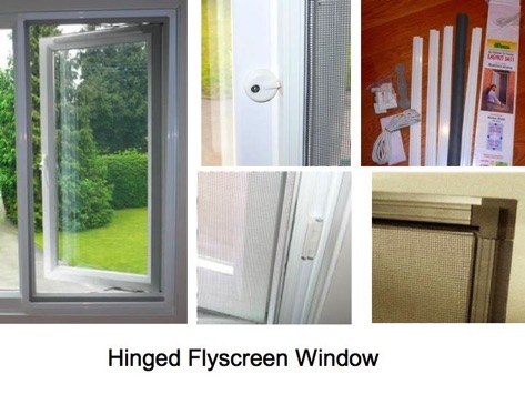 Flyscreen Hinged Frame installed